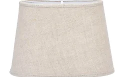 Omera Oval Lampskärm 20cm Lin Natur