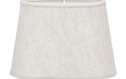 PR Home Omera Oval Lampskärm 20cm Lin Ljus Beige* Ovala Lampskärmar