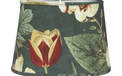 Omera Oval Lampskärm 23cm Mönstrad Botany Grön