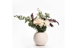 Omfamna Keramikvas Vit 14 cm