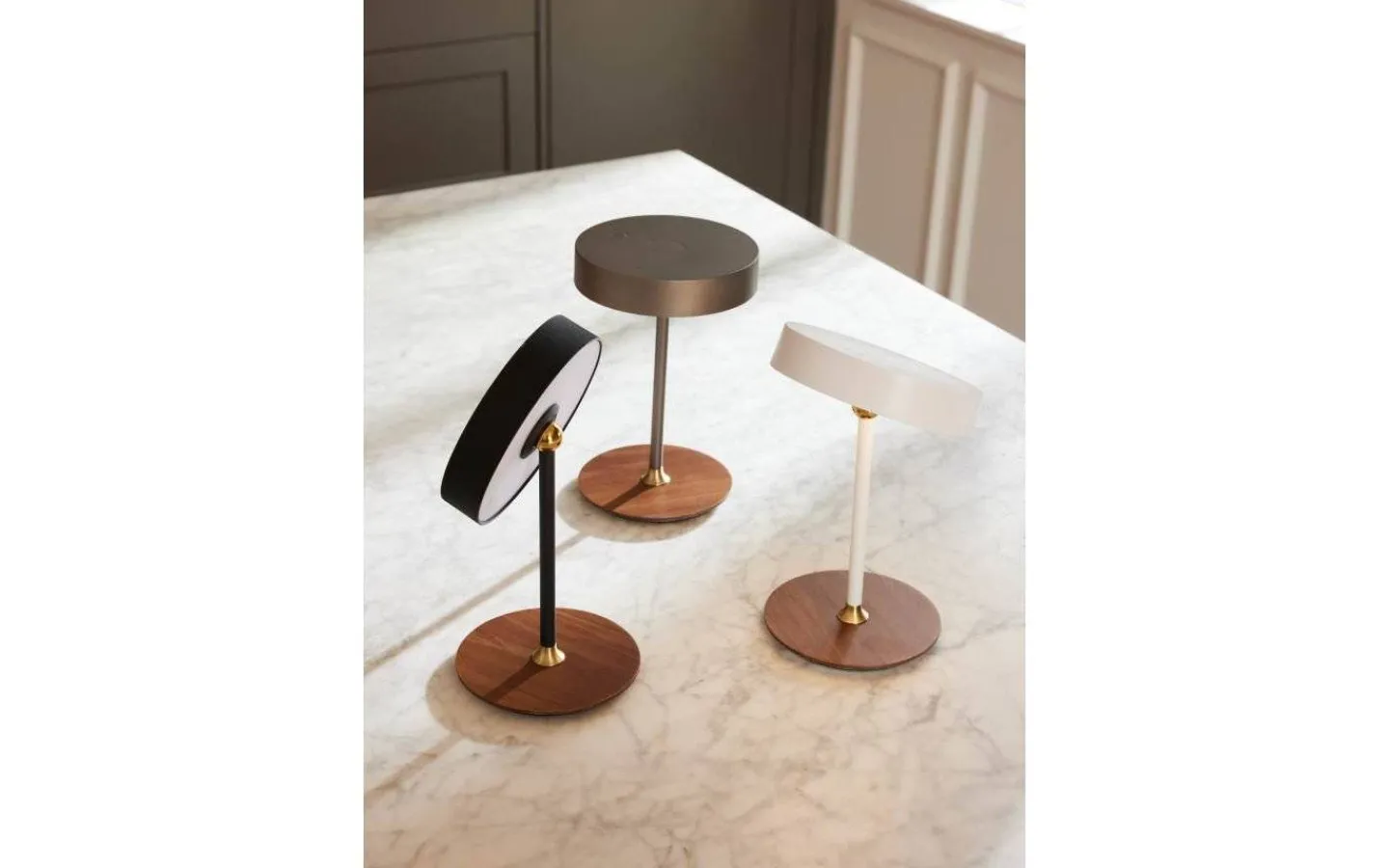 Uppladdningsbara Lampor Inomhus|Bordslampor<Halo Design On The Move Uppladdningsbar Bordslampa LED 3-Steg DIM Vit