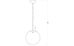 Kök & Matplats|Hall & Trappa<Aneta Opal Taklampa 30cm Matt Mässing