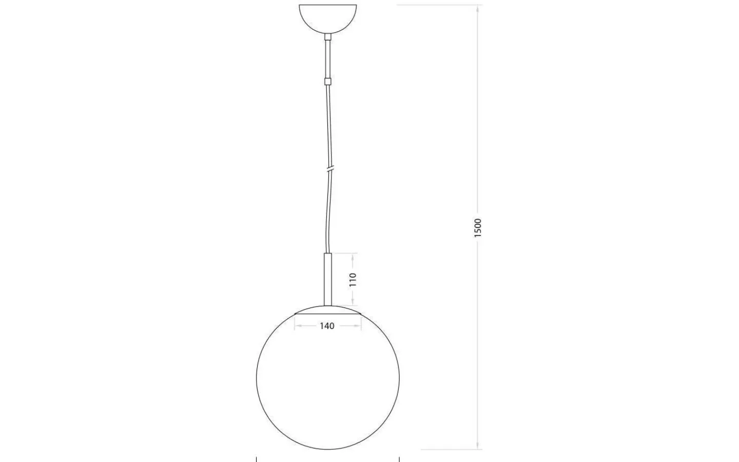 Kök & Matplats|Hall & Trappa<Aneta Opal Taklampa 30cm Matt Mässing