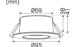 Optic G2 Quick ISO Spotlight 2700K 6W Svart IP44