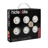 230V Led Spotlights<Hidealite Optic S Quick ISO 6-pack Spotlight 3000K 4,5W Vit IP44