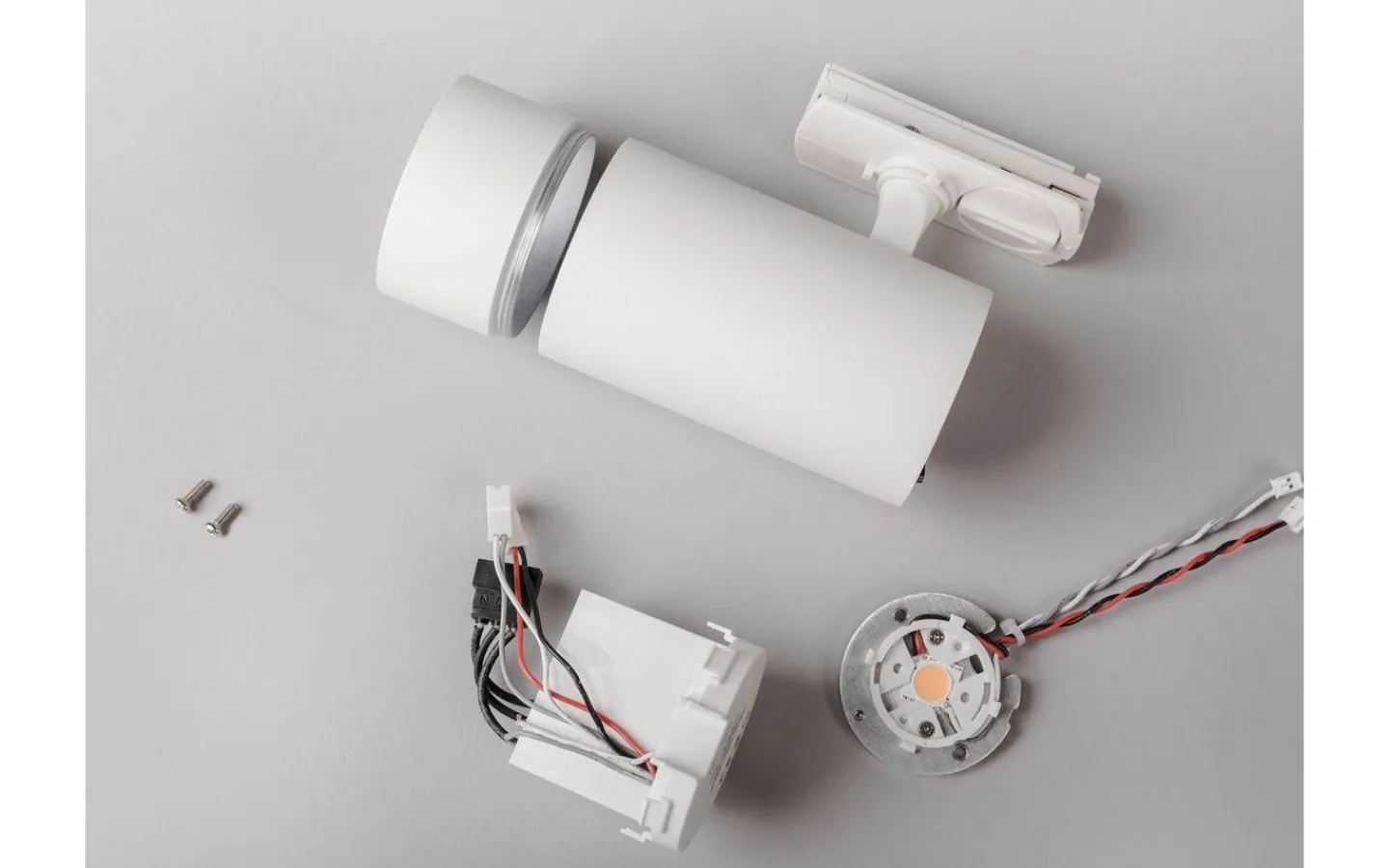 Skensystem<Hidealite Optic Track XS 1-fas LED 9,3W Tune Vit