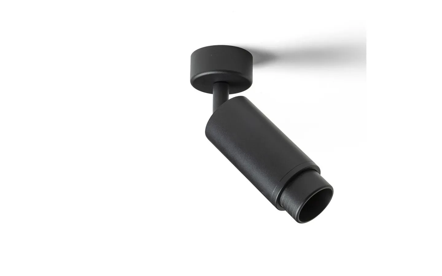 Takspot Med 1 Lampa<Rendl Optimus Takspotlight med Zoom 5,5cm Svart