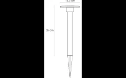 Orbit Pollare 35cm Antracit LED 3000K 240lm 6W Lightson