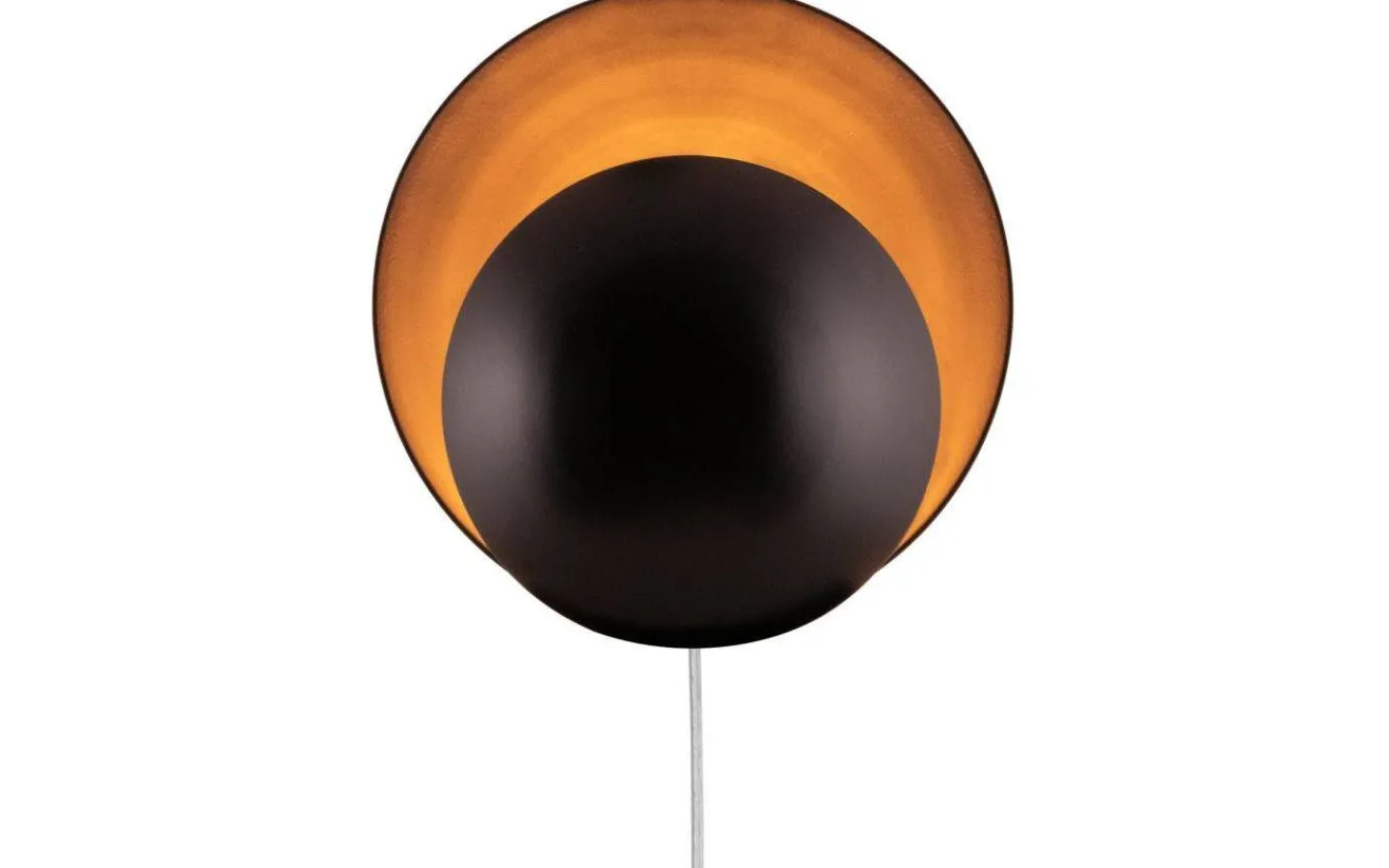 Vardagsrum|Hall & Trappa<Globen Lighting Orbit Vägglampa Svart