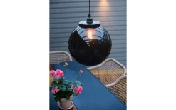 Star Trading Orby Takskärm 30cm Svart IP44* Taklampor Utomhus