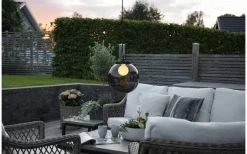 Star Trading Orby Takskärm 30cm Svart IP44* Taklampor Utomhus