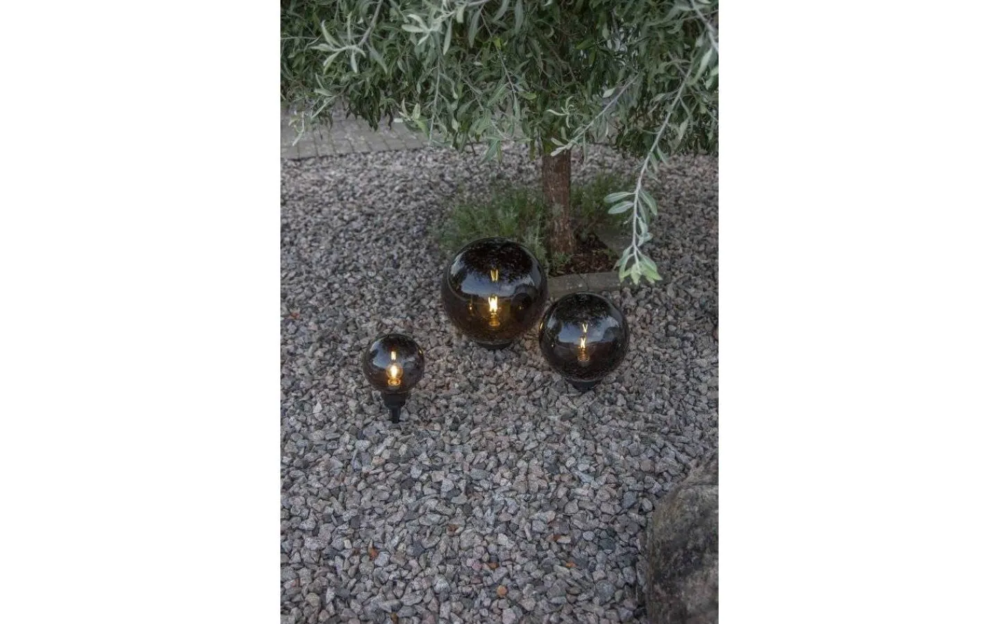 Star Trading Orby Trädgårdsklot 44cm Rök* Utomhusdekorationer|Markbelysning