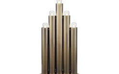 Organo Adventsljusstake 5L 30cm Antik Mässing