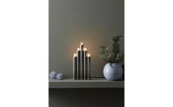 Organo Adventsljusstake 5L 30cm Antik Mässing