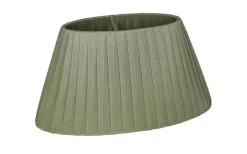 Organza Lampskärm Oval 22cm Grå
