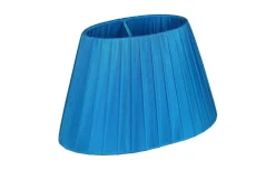 Oriva Organza Lampskärm Oval 22cm Turkos* Ovala Lampskärmar