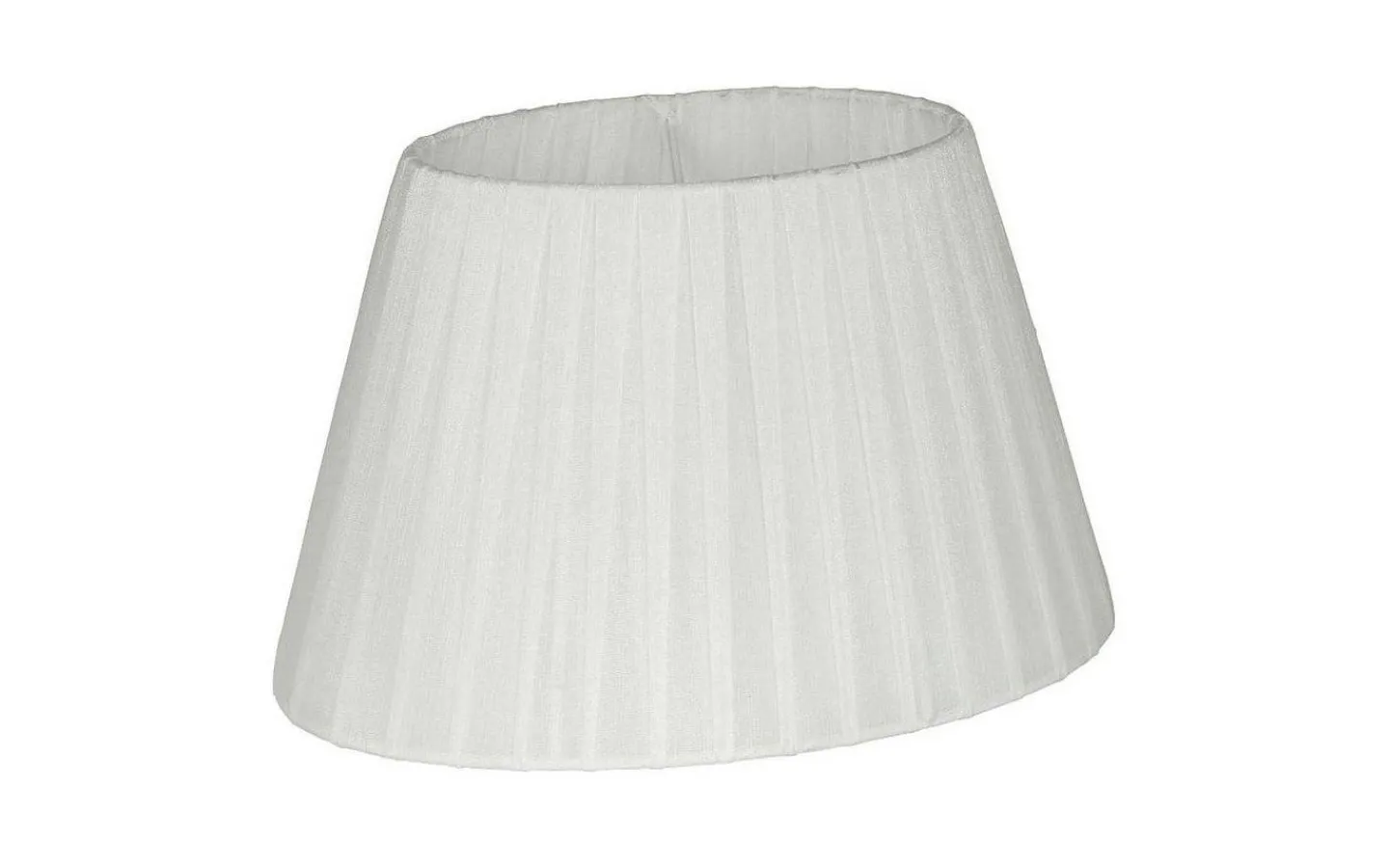 Oriva Organza Lampskärm Oval 22cm Vit* Ovala Lampskärmar