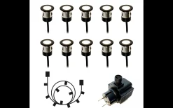 Orion Svart Decklight LED 3000K 20lm 0,5W 10-pack Lightson