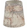 Mönstrade Lampskärmar<Oriva Ormskinn Lampskärm Ø17cm Vit