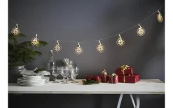 Ornament Batteridriven Ljusslinga 1,8m 10st lampor Inomhus