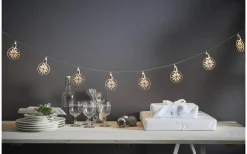 Ornament Batteridriven Ljusslinga 1,8m 10st lampor Inomhus