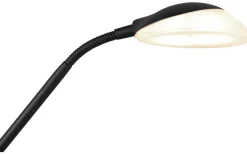 Reality Orson Golvlampa LED mattsvart* Uplight|Golvläslampor