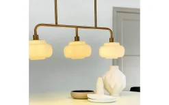 Ossett Taklampa 80cm Opal/Brons