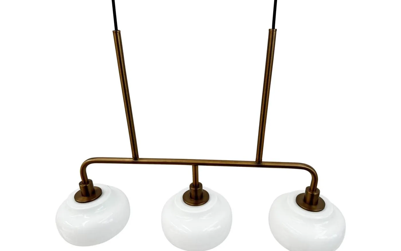 Ossett Taklampa 80cm Opal/Brons