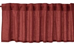 Gardinkappor|Inredning Jul<Svanefors Otila Gardinkappa Röd 50x250cm