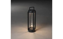 Uppladdningsbara Lampor Utomhus|Uppladdningsbara Lampor Utomhus<Konstsmide Otranto Uppladdningsbar Ljuslykta 44cm Svart IP54