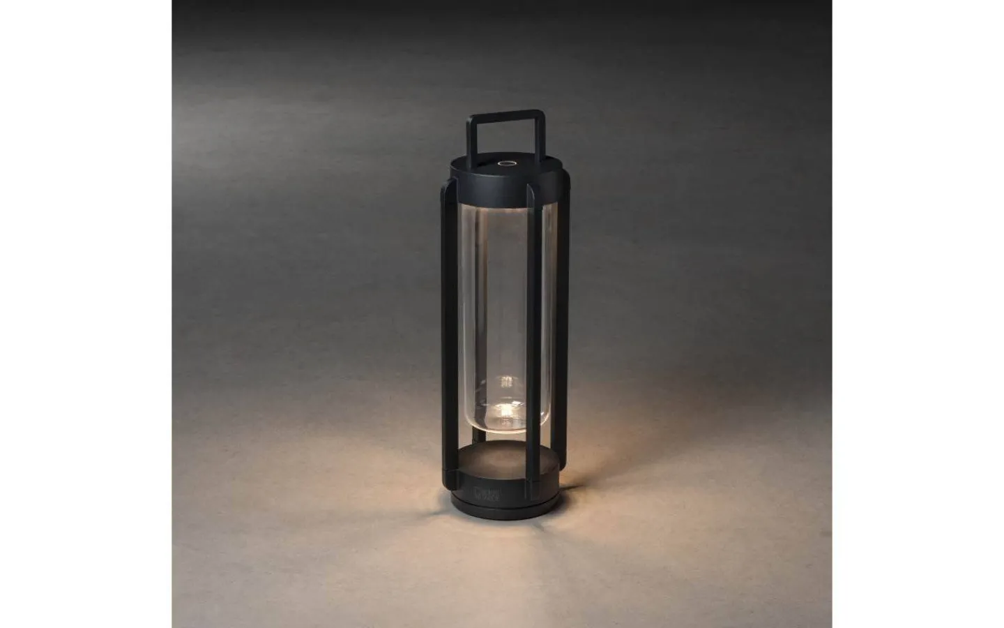 Uppladdningsbara Lampor Utomhus|Uppladdningsbara Lampor Utomhus<Konstsmide Otranto Uppladdningsbar Ljuslykta 44cm Svart IP54