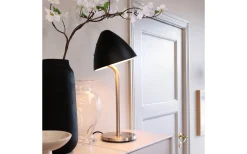 Dyberg Larsen Oulu Bordslampa 47cm Svart/Borstad Stål* Bordslampor