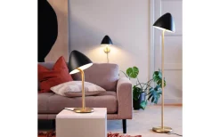 Dyberg Larsen Oulu Bordslampa 47cm Svart/Mässing* Bordslampor