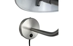 Dyberg Larsen Oulu Vägglampa Svart/Borstad Stål* Lampetter|Läslampor