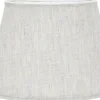 Oval Lampskärm 25cm Lin Ljusbeige