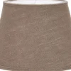 Ovala Lampskärmar<PR Home Oval Lampskärm 25cm Lin Mocka