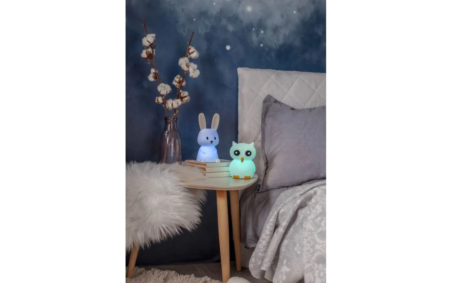 Star Trading Owl Nattlampa LED RGB+W* Nattlampor