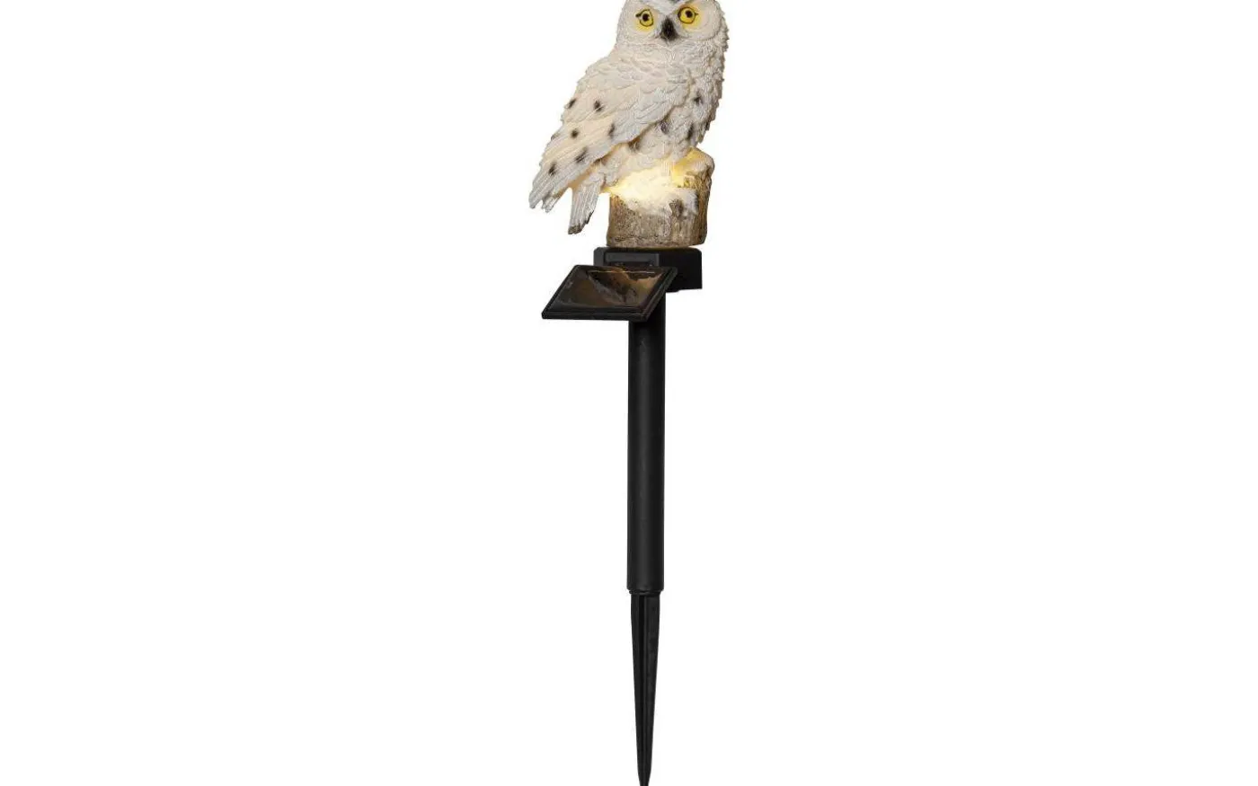 Owl Solcellslampa 33cm Beige