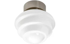 Oxberg Plafond Ø25cm Vit/Nickel