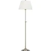 Markslojd Oxford Golvlampa 155cm Offwhite/Antikmässing* Golvlampor
