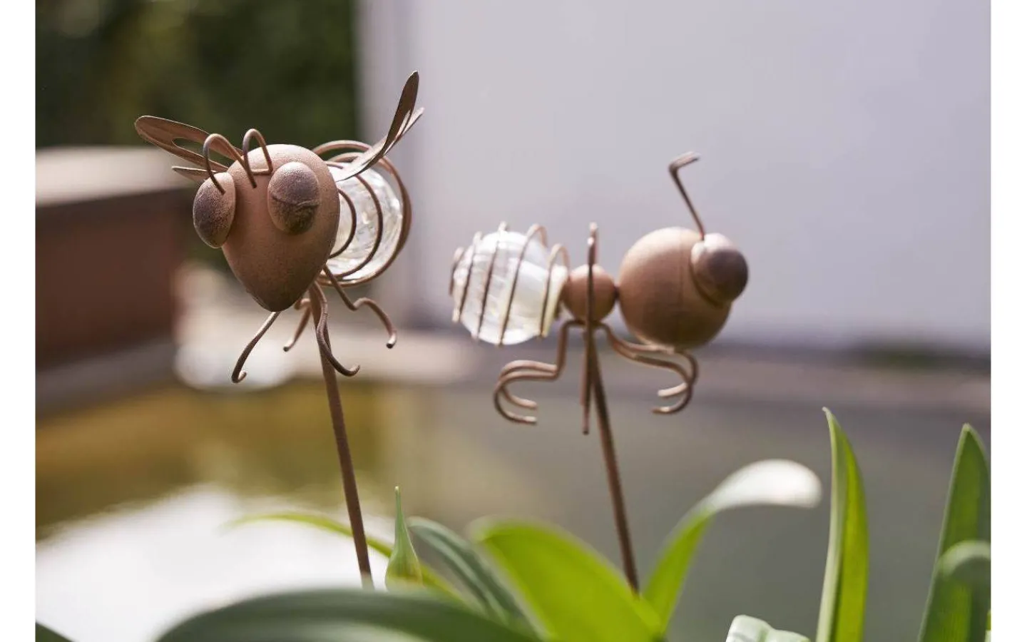 Star Trading Oxida Solcellsdriven Myra + Fluga 51cm Rostbrun* Solcellslampor Dekoration|Visa Alla Solcellslampor