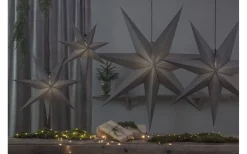 Visa Alla Julstjärnor|Julstjärnor Med Sladd<Star Trading Ozen Adventsstjärna Grå 65cm