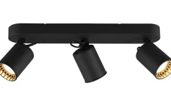 Avlånga Takspotlights|Takspot Med 3 Lampor<Trio Lighting Pago Spotlight 3-delad GU10 mattsvart