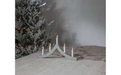 Star Trading Pagod Adventsljusstake 27cm Grå* Visa Alla Adventsljusstakar|Adventsljusstakar 0-30 Cm