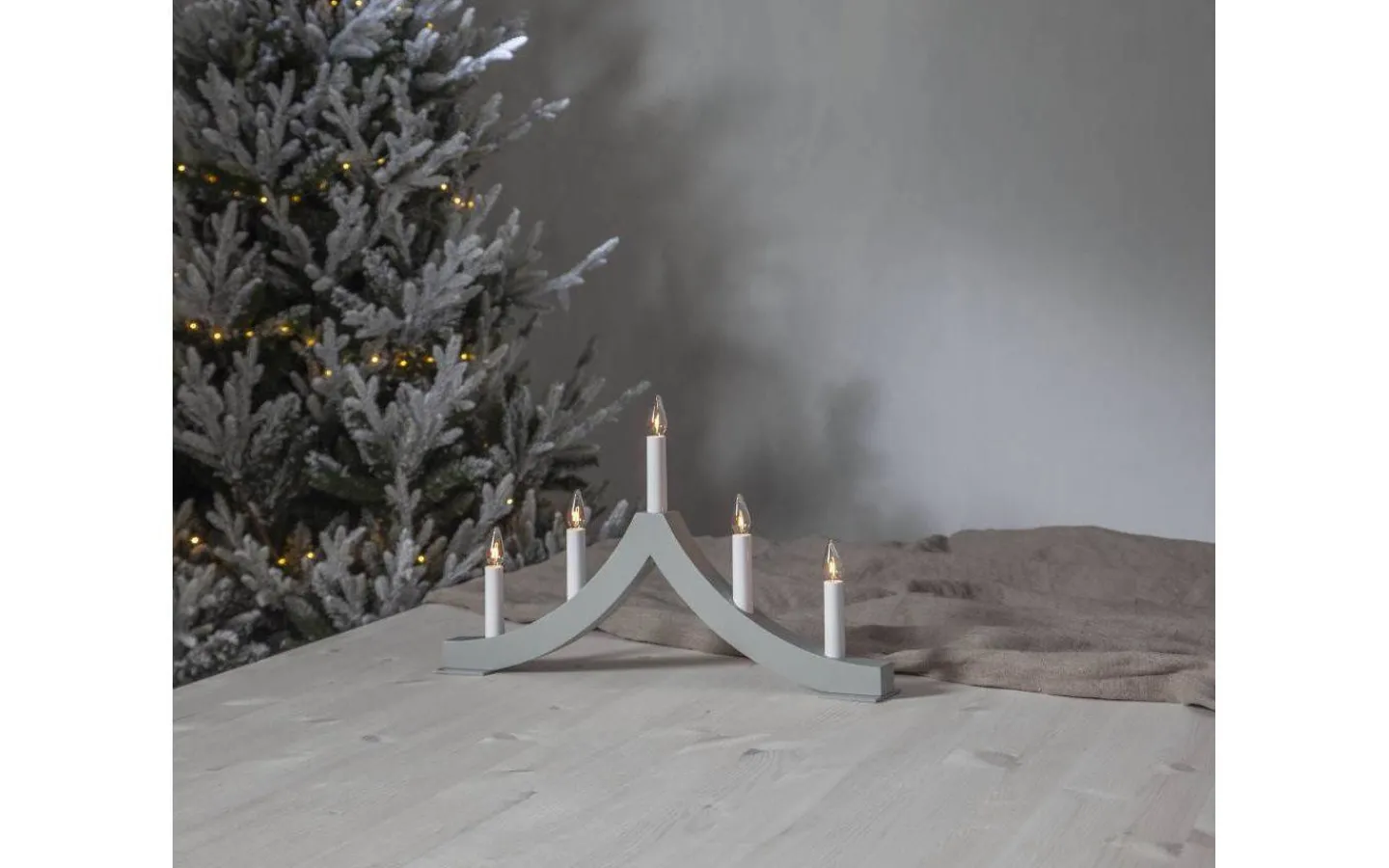 Star Trading Pagod Adventsljusstake 27cm Grå* Visa Alla Adventsljusstakar|Adventsljusstakar 0-30 Cm