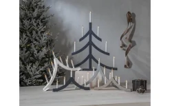 Pagod Adventsljusstake 40cm Vit