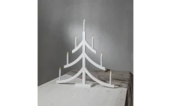 Visa Alla Adventsljusstakar|Adventsljusstakar 61-120 Cm<Star Trading Pagod Adventsljusstake 79cm Vit
