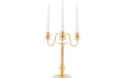 Karlskrona Lampfabrik Palander - Trearmad / Mässing* Ljushållare