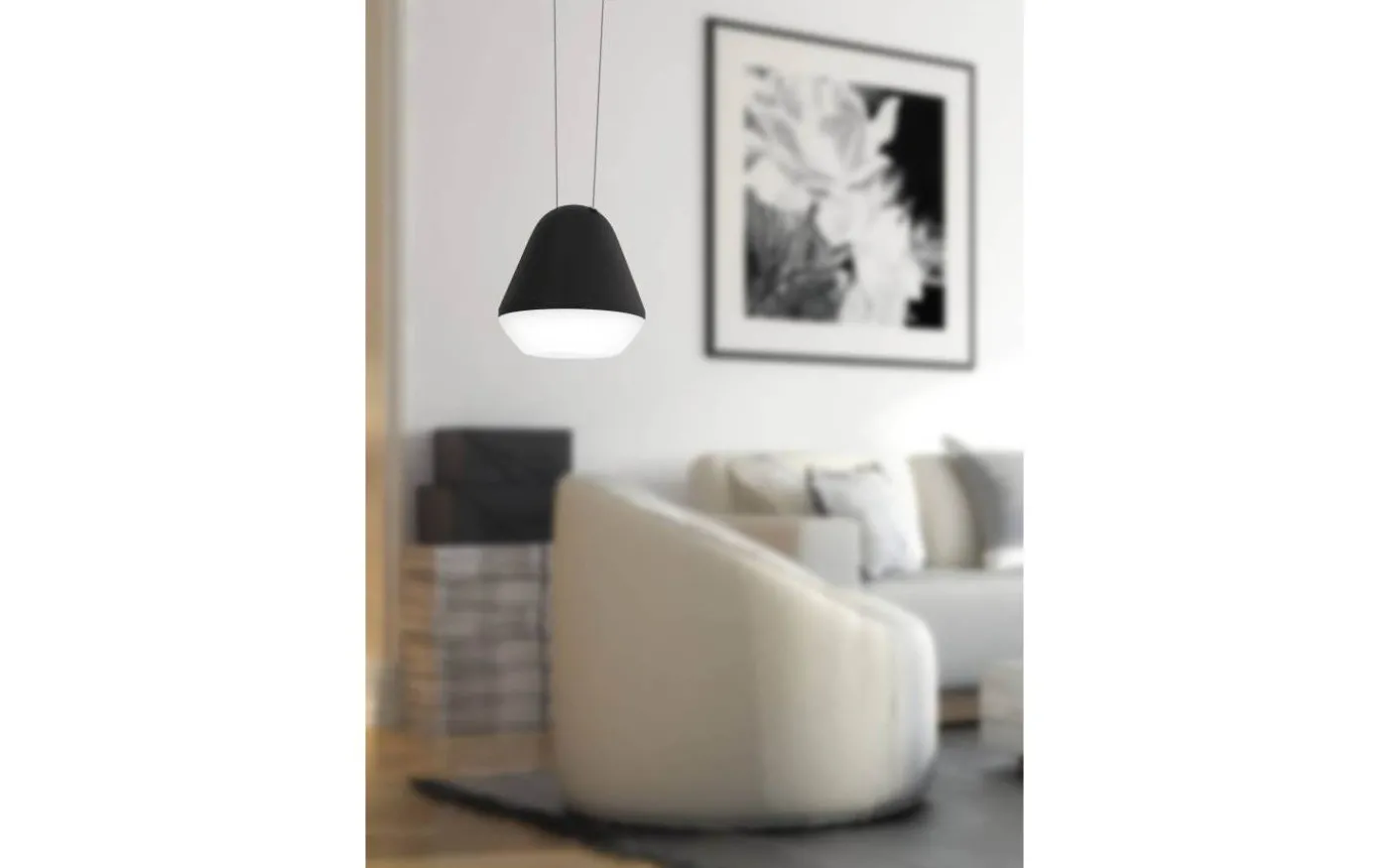 Palbieta Fönsterlampa 11,5cm GU10 LED 3000K 3W Svart