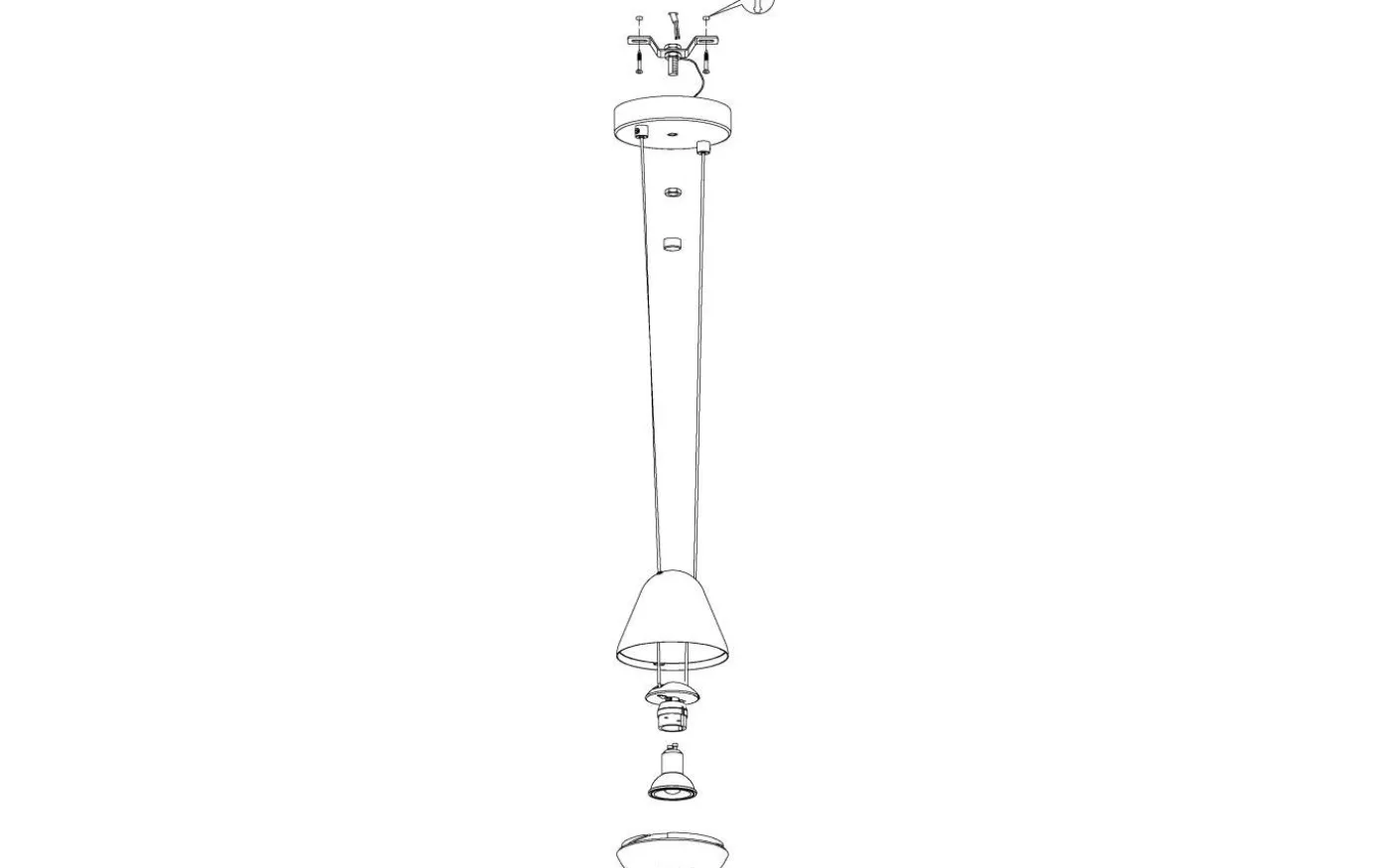 Palbieta Fönsterlampa 11,5cm GU10 LED 3000K 3W Svart